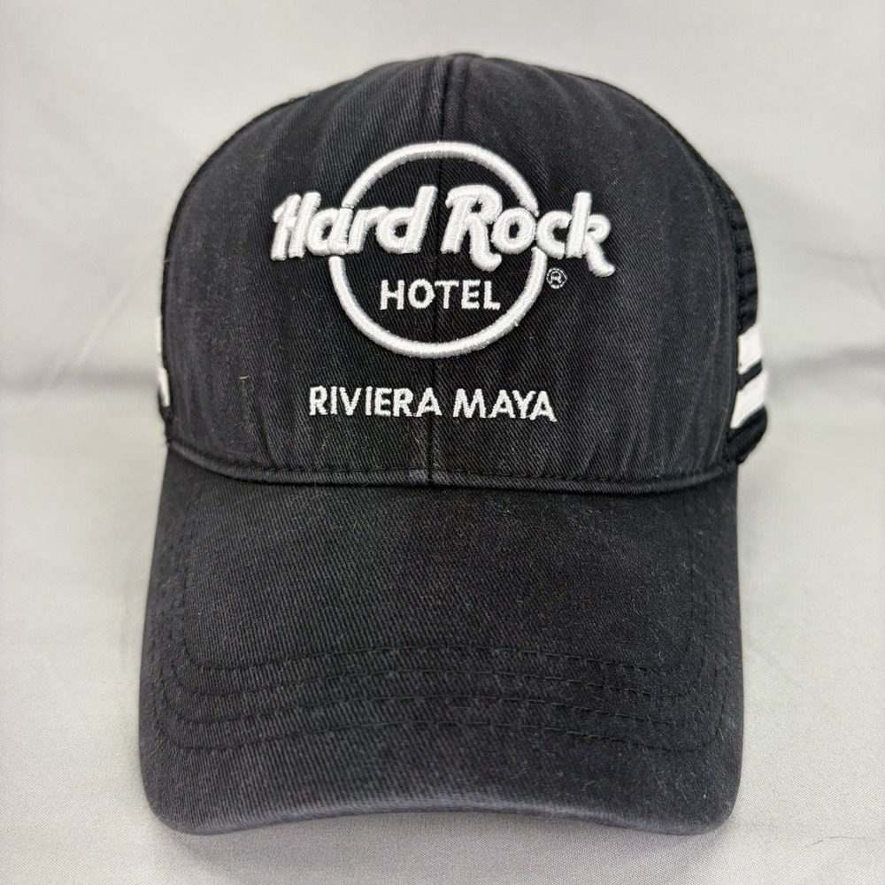 Hard Rock Hotel Trucker Hat Riviera Maya Unisex OS Black Mesh Snapback